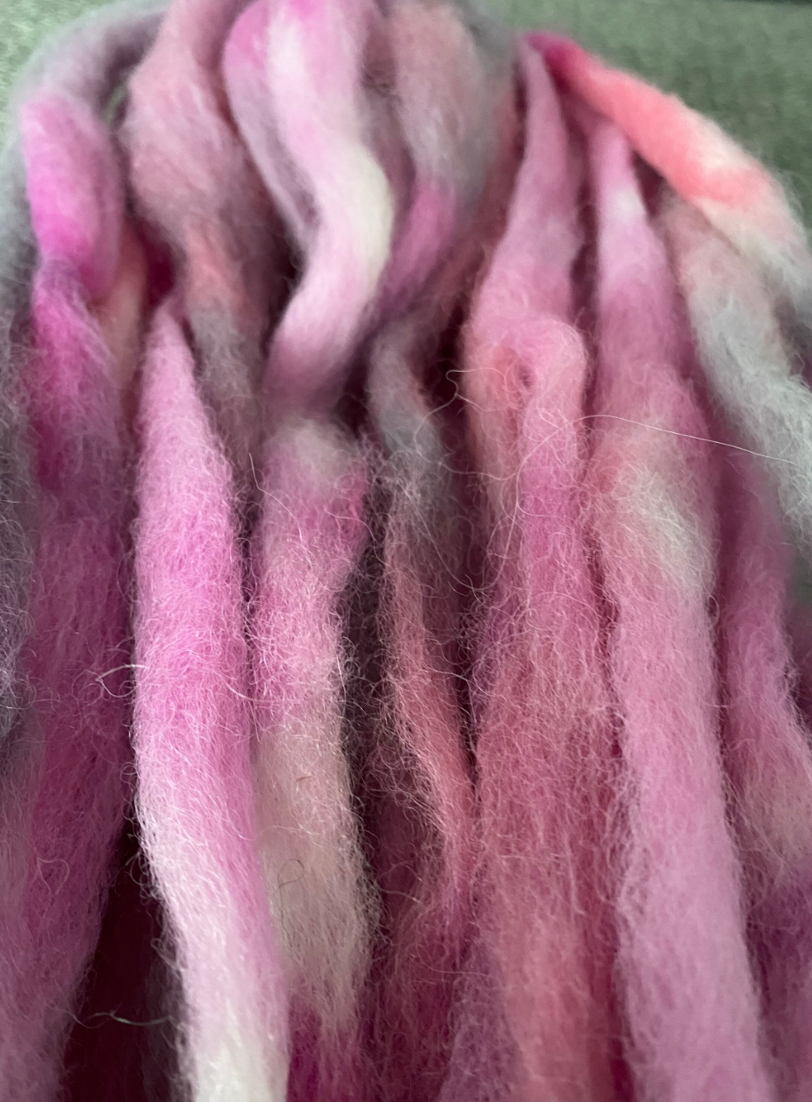 Roving - Love/Hate Alpaca Pencil Roving