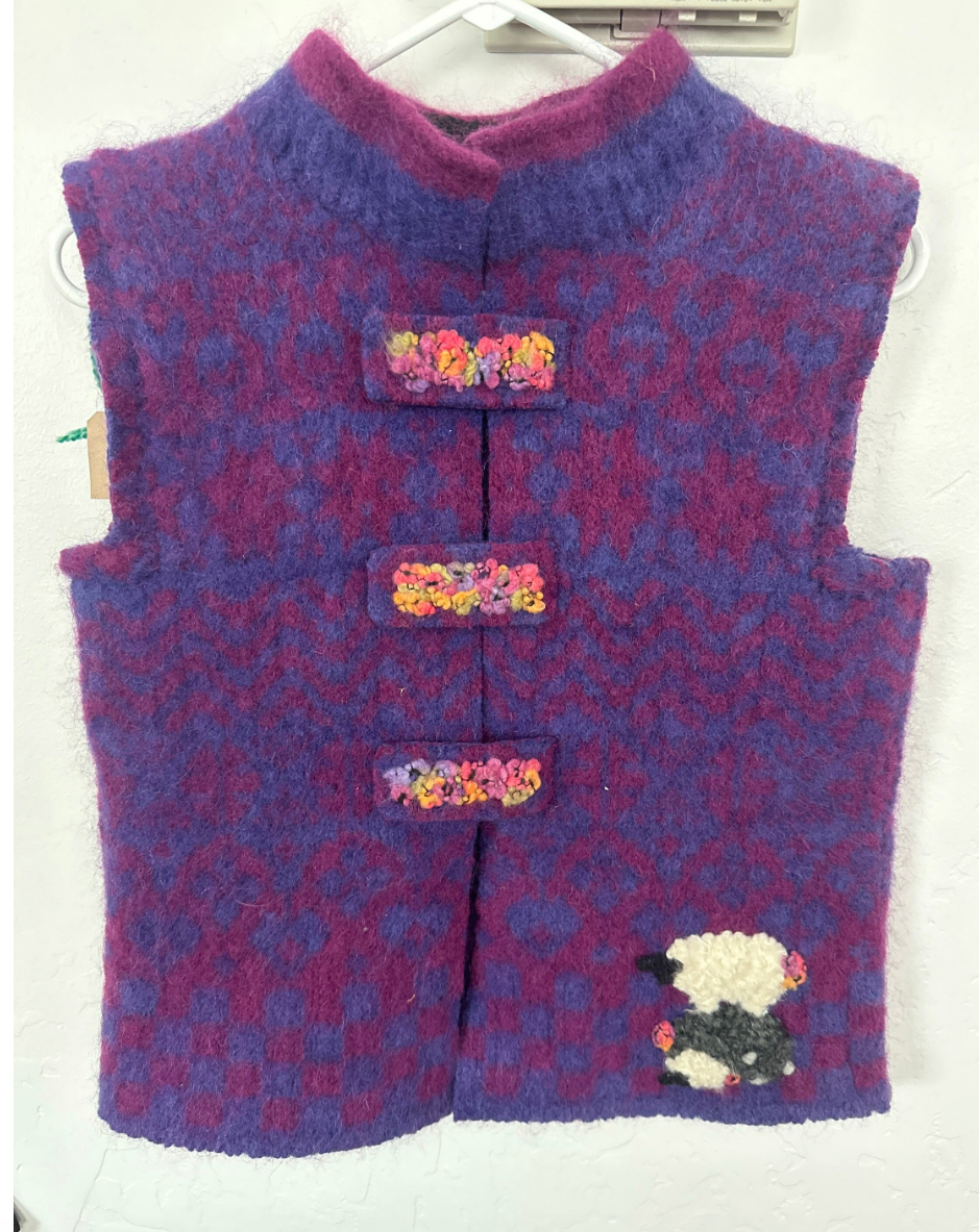 Wool Vest - Hand Felted